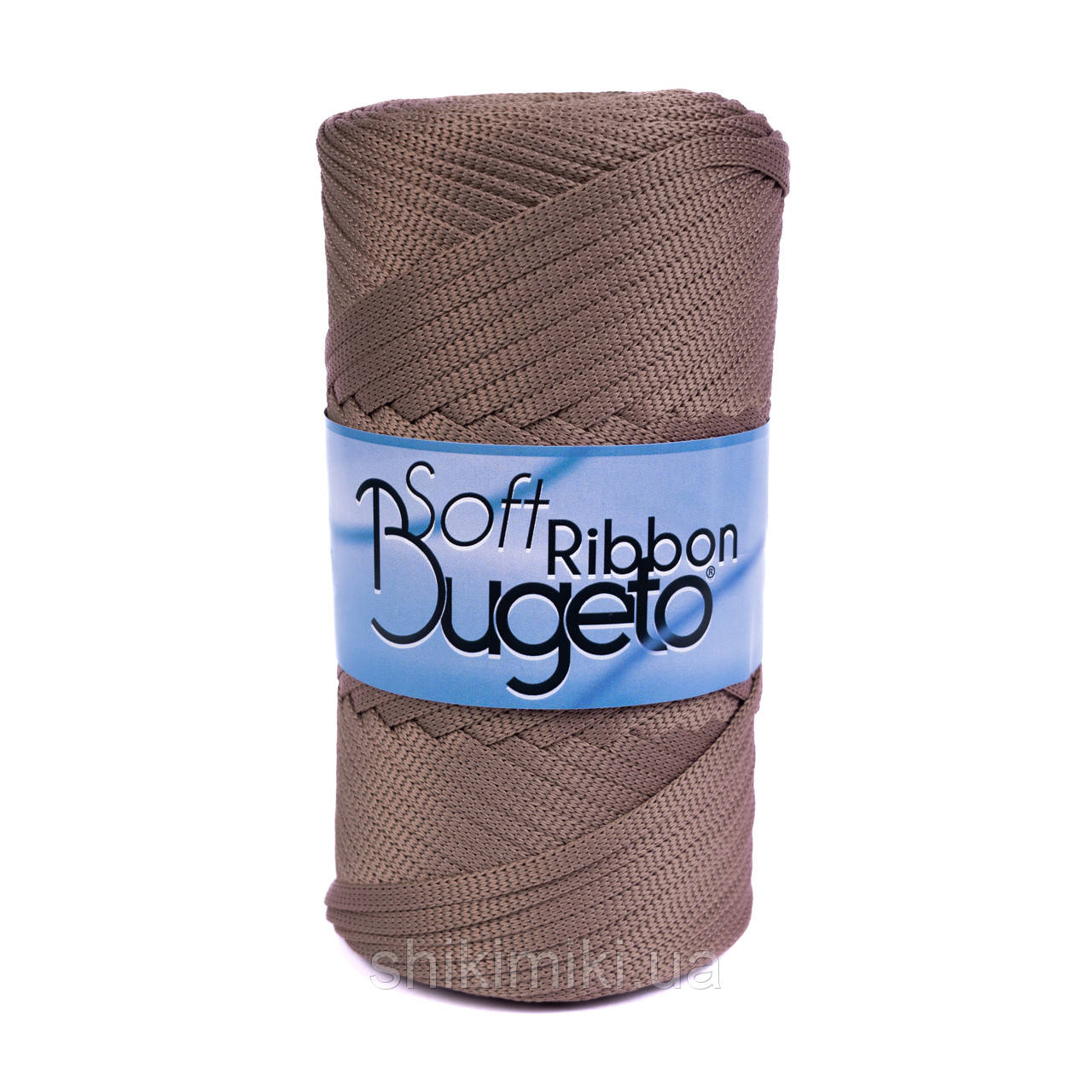 Плоский шнур поліефірний Bugeto Soft Ribbon, колір Кавовий, фото 1