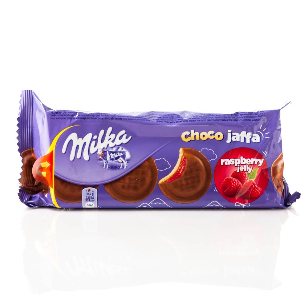 Бисквит Milka Choco Jaffa Raspberry Jelly (милка с малиновым джемом), 150 гр - фото 5 - id-p405138412