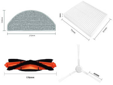 Набір витратних матеріалів для робота-пилососа Xiaomi Robot Vacuum E10 / E10C / E12 ( B112 / BHR7725EU / BHR7331EU )