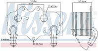 Масляный радиатор SAAB 9-5 (YS3E) / OPEL SINTRA (APV) 1995-2015 г.