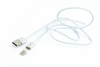 Кабель Cablexpert USB - USB Type-C (M/M), 1 м, білий (CC-USB2-AMUCMM-1M)