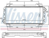 Радиатор FORD FIESTA (FVD) 1983-1995 г.