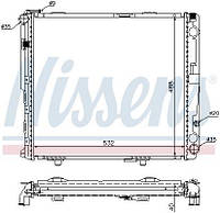 Радиатор MERCEDES-BENZ E-CLASS (W124) / MERCEDES-BENZ E-CLASS T-Model (S124) 1993-1996 г.