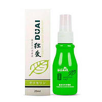 Антибактеріальний спрей для очищення секс-іграшок "DUAI" — 20 мл