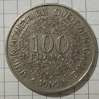 100 франков 1969 г. Западная Африка (КФА ВСЕАО)