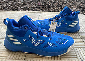 Кросівки чоловічі баскетбольні Adidas 48 розмір сині та червоні AD0071