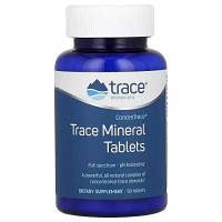 Витаминно-минеральный комплекс Trace Minerals Концентрированные Микроэлементы, ConcenTrace, 90 таблеток
