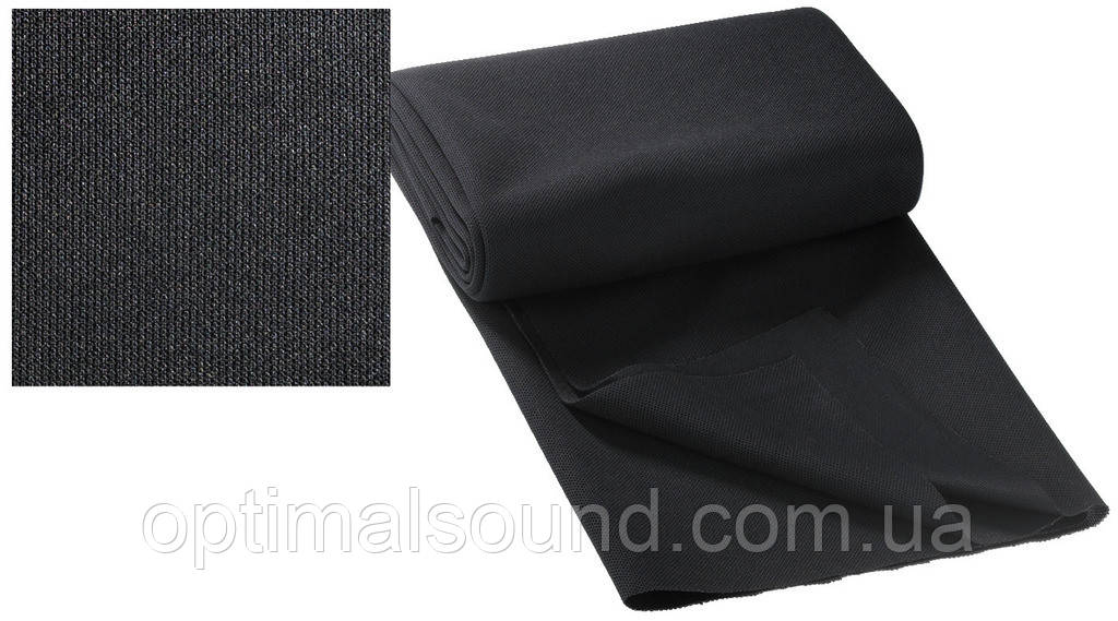 Акустична тканина чорного кольору 140х75см