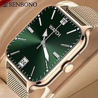 Смарт-часы Senbono GTS4 c пульсоксиметром, тонометром, звонки