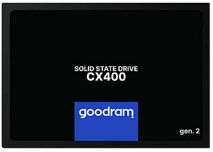 Накопичувач SSD  256GB Goodram CX400 Gen.2 2.5" SATAIII 3D TLC (SSDPR-CX400-256-G2)