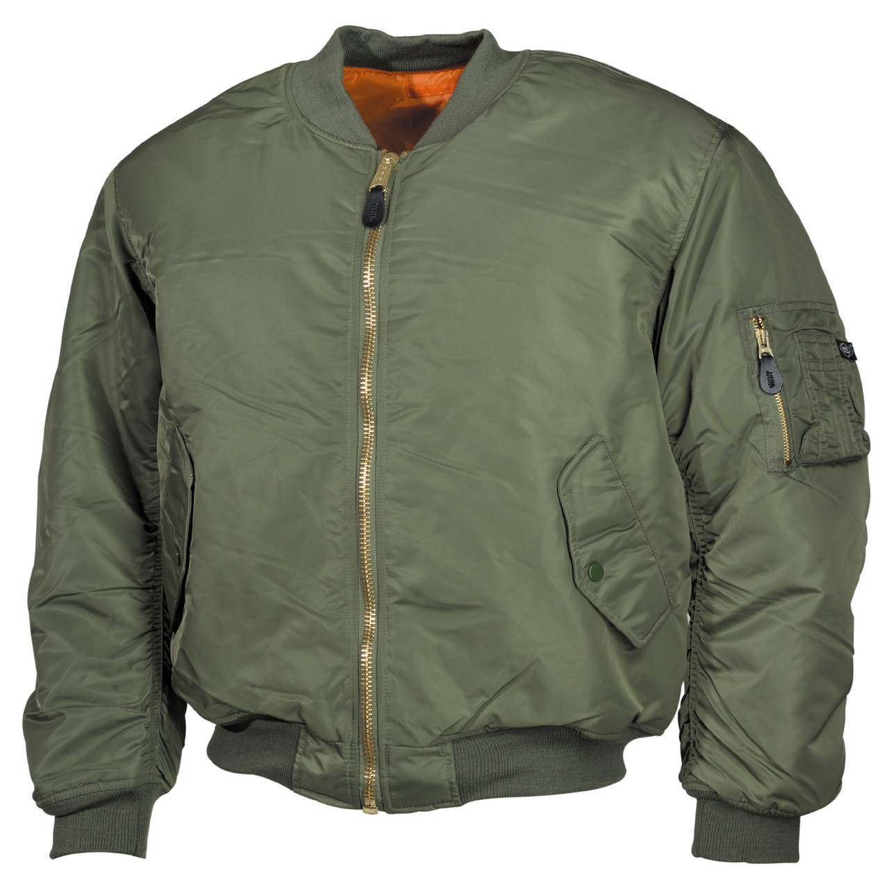 Куртка лётная MA1 MFH тёмно-зелёный 03552B - фото 1 - id-p405137229