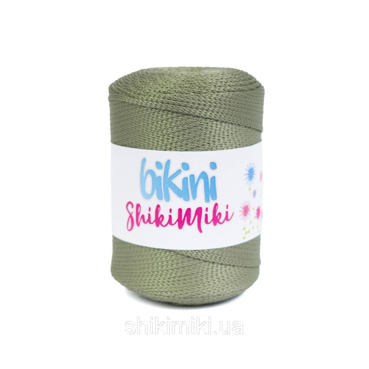 Поліефірний шнур Shikimiki Bikini 2 mm, колір Оливковий, фото 1