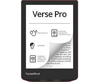 Електронна книга 6" PocketBook Verse Pro PB634 Passion Red (PB634-3-CIS) E-Ink Carta, 1448x1072, 300 dpi,