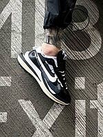 Мужские кроссовки Sacai x Nike VaporWaffle Black/White