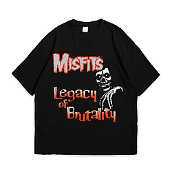 Футболка з принтом Misfits Legacy of Brutality M Чорний