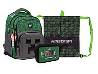 Шкільний набір YES Minecraft S-91(рюкзак+пенал+сумка для змінної форми) 559751