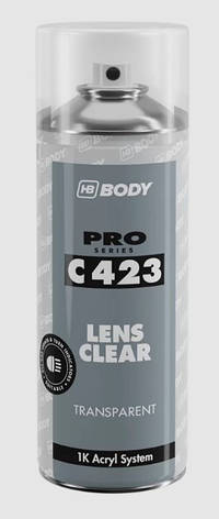 Лак для відновлення фар BODY C423 LENS CLEAR SPRAY 400мл, фото 1