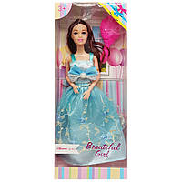 Детская Кукла "Beautiful Girl" D200-216(Blue) в нарядном платье lk