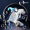 Іграшковий пістолет з мильними бульбашками Астронавт (Синій), фото 2