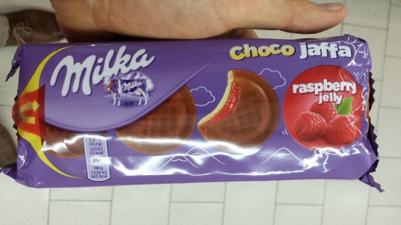 Бисквит Milka Choco Jaffa Raspberry Jelly (милка с малиновым джемом), 150 гр - фото 9 - id-p405138412