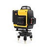 Акумуляторний лазерний нівелір DeWalt DCLE34031N 3D-4D рівень DCLE34031N (3.7V, 5AH). АКБ рівень зі штативом Деволт, фото 4