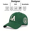 Зелена кепка блайзер напис LA. Стильна бейсболка, блайзер, кепка. Молодіжний блайзер унісекс., фото 5