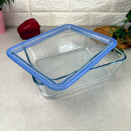 Прямокутна форма для духовки 2.6 л з ущільнювачем PYREX Pure Glass, фото 1