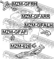 Опора двигателя / КПП MAZDA 626 (GF) 1997-2002 г.