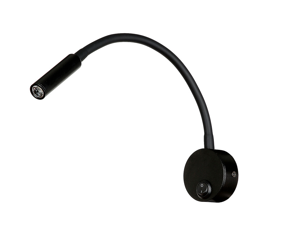 Світлодіодна бра читалка Levistella 3W колір Чорний 920V1501 BK, фото 1