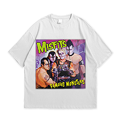 Футболка з принтом Misfits Famous Monsters XXXL Білий