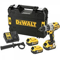 Акумуляторний ударний дриль-шуруповерт DeWALT DCD996P3 (3х18 В, 5 А*год, 95 Н*м)