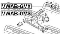 Сайлентблок подвески VW GOLF (1K1) / AUDI A3 (8P1) / VW JETTA (1K2) 2003-2019 г.