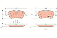 Тормозные колодки BMW 3 (E46) / BMW Z4 (E85) / BMW Z3 (E36) 1990-2009 г.