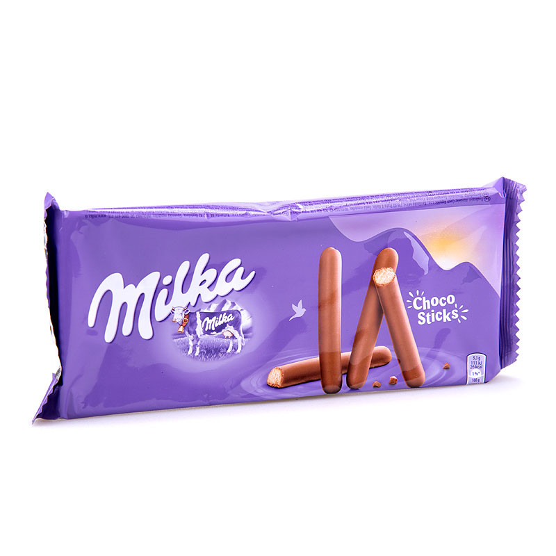 Печиво палички Milka Choco Stiks (з шоколадом), 112 г