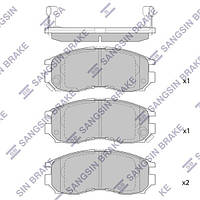 Гальмiвнi колодки кт. HYUNDAI SANTAMO / CHRYSLER SEBRING (FJ) 1986-2007 г.