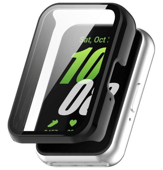 Чохол-накладка DK Пластик Gloss Glass Full Cover Samsung Galaxy Fit3 (R390) (black), фото 1
