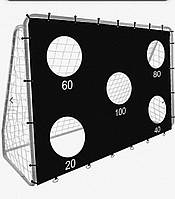 Ворота футбольные с матом на точность Trizand (21268)