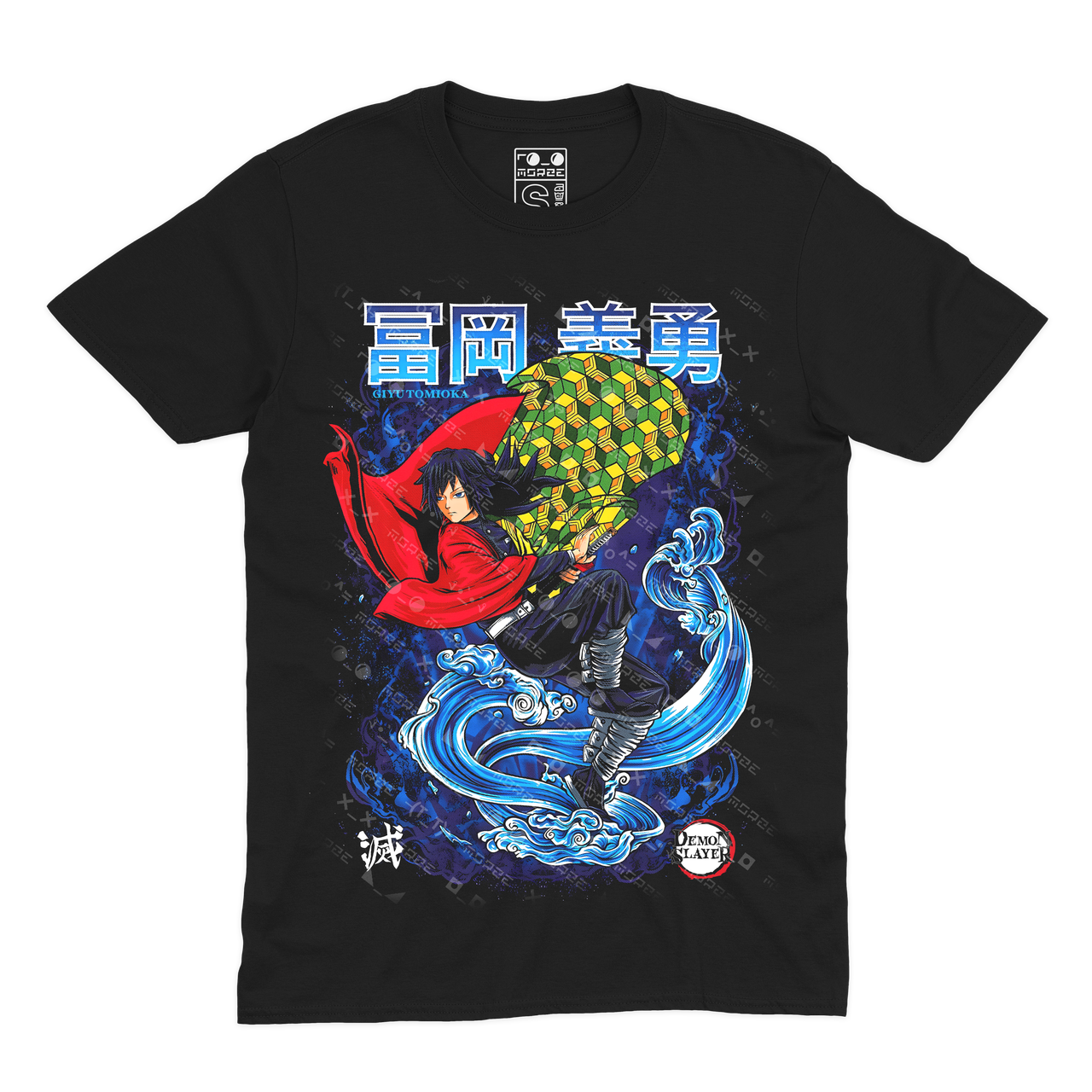 Футболка чорна Morze DEMON SLAYER V9, фото 1