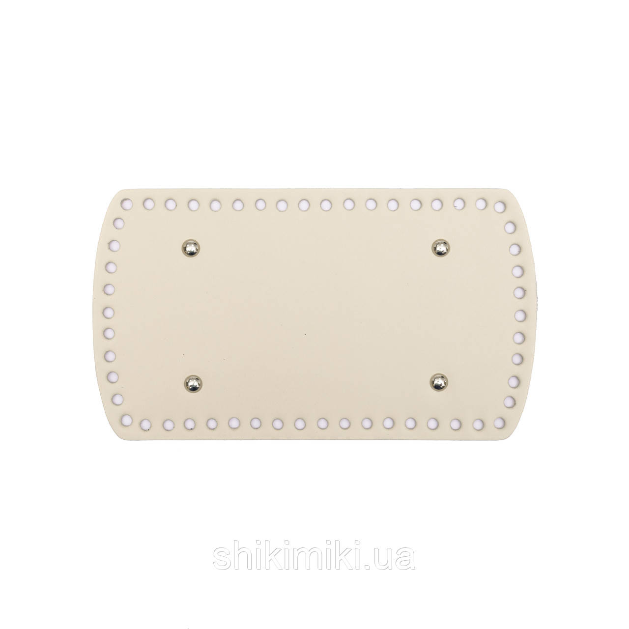 Дно закруглене з ніжками для сумки (23*13 см), колір Айворі, фото 1