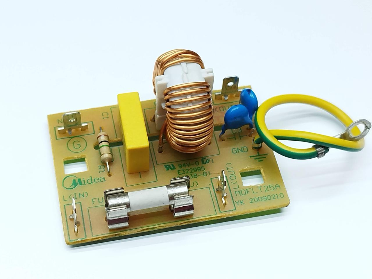 Плата сетевого фильтра для СВЧ печи Electrolux Midea + инерционный ...