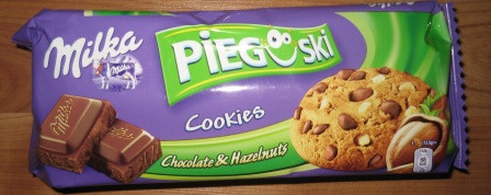 Печенье Milka Pieguski Choco Cookies Nut (c кусочками шоколада и орехами), 135 гр - фото 6 - id-p405162101