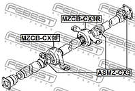 Подшипник подвесной LINCOLN MKX / FORD USA EDGE / MAZDA CX-9 (TB) 2006-2016 г.