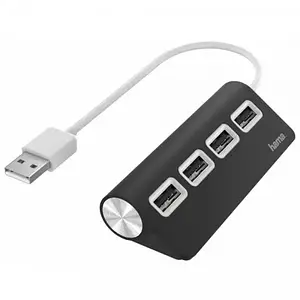 USB-хаб HAMA USB 2.0 4-port Black