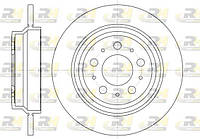 Тормозной диск VOLVO S80 (184) / VOLVO S60 (384) / VOLVO V70 (285) 1997-2016 г.