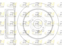 Тормозной диск LEXUS RX (_U3_) / TOYOTA HIGHLANDER / KLUGER (_U2_) 2000-2010 г.