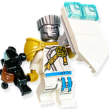 Мініфігурка колекційна LEGO Ninjago 892173 Zane Golden Ninja Мініфігурка Зейна з «Володаря гори» з закидувачем лука Лего Ніндзяго, фото 2