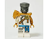 Мініфігурка колекційна LEGO Ninjago 892173 Zane Golden Ninja Мініфігурка Зейна з «Володаря гори» з закидувачем лука Лего Ніндзяго, фото 4