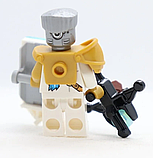 Мініфігурка колекційна LEGO Ninjago 892173 Zane Golden Ninja Мініфігурка Зейна з «Володаря гори» з закидувачем лука Лего Ніндзяго, фото 6