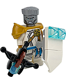 Мініфігурка колекційна LEGO Ninjago 892173 Zane Golden Ninja Мініфігурка Зейна з «Володаря гори» з закидувачем лука Лего Ніндзяго, фото 8