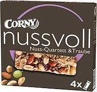 Батончики Corny Nussvoll Nuss Traube 4s 96g